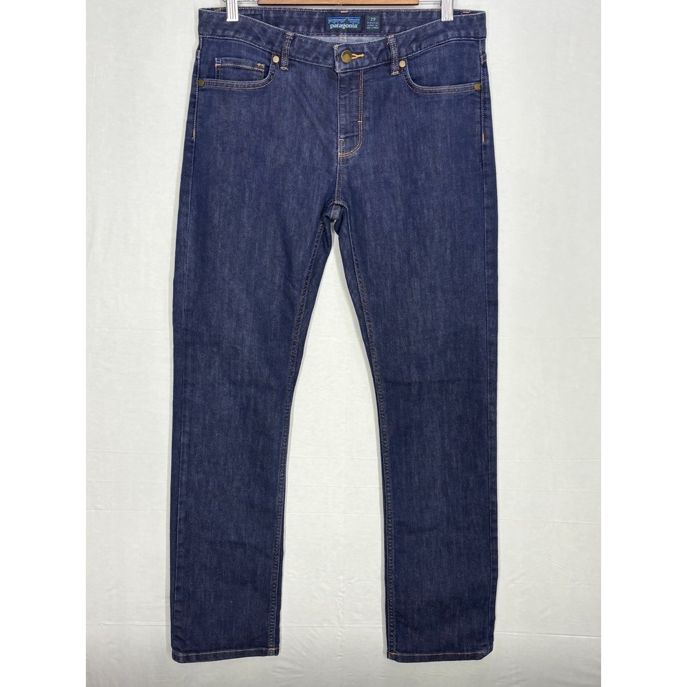 Patagonia Straight Leg Jeans Womens Blue Denim Comfy Stretch Regular Fit 29